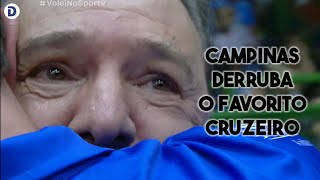 CAMPINAS ELIMINA O SADA CRUZEIRO NA SUPERLIGA MASCULINA 2324 [upl. by Ai]