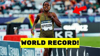 Faith Kipyegon Said This After Breaking Another WORLD RECORD in 1500m Paris Diamond League 2024 [upl. by Alikahs]