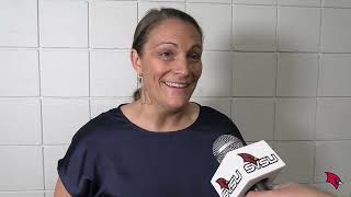 SVSU Womens Basketball HC Jenny Pruett  Northwood Postgame Press Conference [upl. by Eenwat]