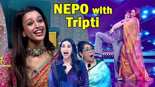 Indias Best Dancer Season 4 Tripti Dimri Dance Performance With Nepo IBD 4 [upl. by Hindu561]