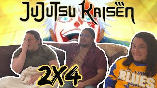 GOJO THE HONORED ONEAnime ENTHUSIASTS Watch Jujutsu Kaisen 2x4 FIRST TIME REACTION [upl. by Ariik868]