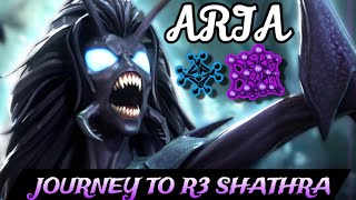 THE JOURNEY TO RANK 3 SHATHRA Act 91 Completion  Adventures of Aria  Mcoc [upl. by Goda]