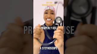 How to properly use a stethoscope stethoscopelover nursingstudents explore [upl. by Ancelin359]