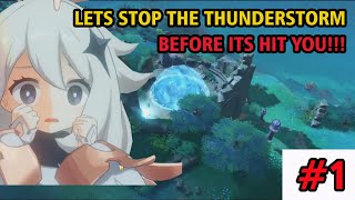 WORLD QUEST Orobashis Legacy Part 1 How to stop Thunderstorm at Musoujin Gorge  Genshin Impact [upl. by Glynda]