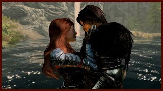 I’m not great at expressing how I feel EARLY FLIRTING Immersive Kaidan  SKYRIM [upl. by Anelec25]