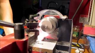 Turning Titanium on a Harbor Freight Mini lathe [upl. by Nekcerb]