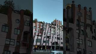 The Hundertwasser Building building wonderful art discover explore art [upl. by Nnylaf999]