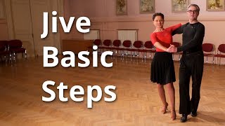 Jive Basic Steps  Dance Routine and Figures [upl. by Eimiaj473]