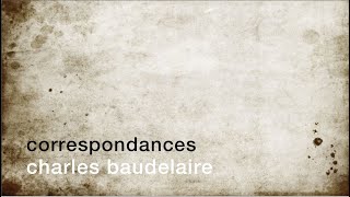 La minute de poésie  Correspondances Charles Baudelaire [upl. by Selassie]