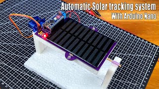 How to make a simple automatic solar tracking system using an Arduino Nano board arduino pcb [upl. by Nauh]