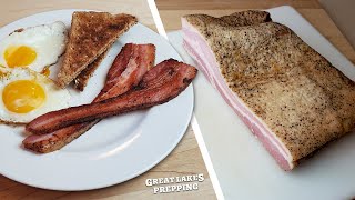 Homemade Bacon from Scratch  Basic Dry Cure Recipe  Oven Method no smoker needed [upl. by Googins345]