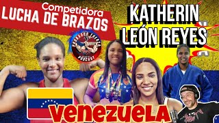 ProbandoFuerza Podcast Katherin Leon Reyes Competidora Lucha de Brazos Venezuela [upl. by Helsie]