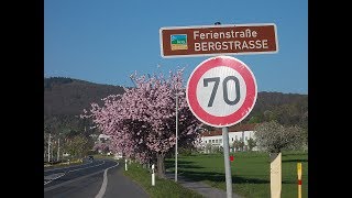 Die Bergstraße  Mediterranes Flair in Südhessen und BadenWürttemberg [upl. by Serafina]