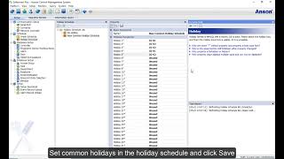 How to set holiday schedule [upl. by Ulric57]