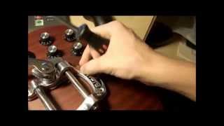 Install Bigsby B5 w Vibramate on Epiphone G400 [upl. by Thayne]