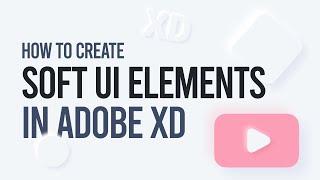 HOW TO DESIGN Soft UI with Adobe XD neumorphism [upl. by Ellehc]