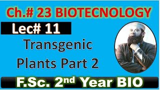 Transgenic Plant I biotechnology I CH23 I Lec 11I FSC Biology I Class 12 [upl. by Ardnasela]