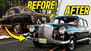 First Start In 50 Years  Amazing Transformation 1960 Mercedes Benz 190B  RESTORED [upl. by Nagrom694]