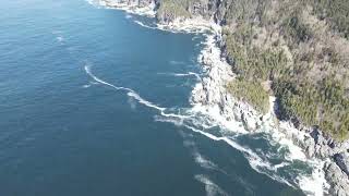 4K Raw drone footage of Newfoundland iceberg part 3 of 10 [upl. by Nerret92]