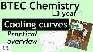 Cooling curves experiment and analysis  BTEC level 3 applied science unit 2 [upl. by Alekin]