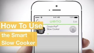 How To Use the Smart Slow Cooker with WeMo™ Technology  CrockPot® [upl. by Lyris]