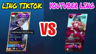 LING TIKTOK SOLO RANKED KETEMU YOUTUBER LING   Mobile Legends Indonesia [upl. by Nej118]