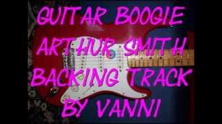 Guitar boogie Arthur Smith backing track in E by Vanni [upl. by Inhsor]