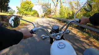 1972 Honda CB100 Fall Ride [upl. by Zumwalt]