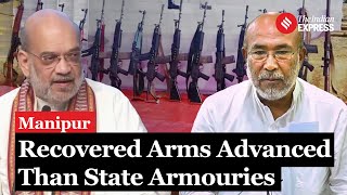 Manipur News 30 Recovered Weapons Are More Advanced Than State Armouries Officials Reveal [upl. by Eniarda]