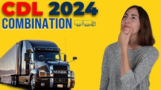 CDL Combination Test 2024 60 Questions with Explained Answers [upl. by Derward375]