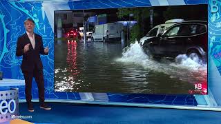 Meteo piogge alluvionali al Nord estate al Sud La situazione [upl. by Maroj13]