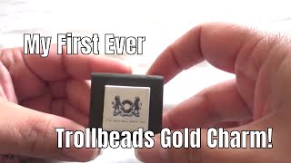 My First Gold Trollbeads Charm  February 2020 [upl. by Hancock]