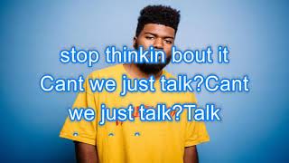 Khalid  Talk Remix LYRICS ft Megan Thee Stallion Yo Gotti [upl. by Auqenahc]