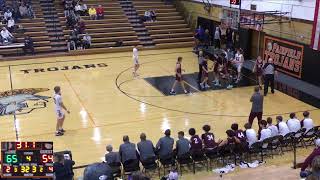 Fairfield High vs Oskaloosa High SchFairfield High vs Oskaloosa High School Boys Varsity Basketball [upl. by Ellerred524]