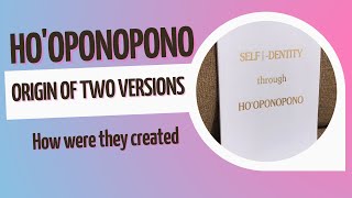 Origins of Two Versions of Hooponopono [upl. by Stickney]