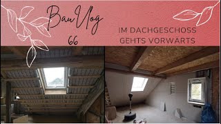 BauVlog 66 Trockenbau an der Giebelwand [upl. by Eidolem380]