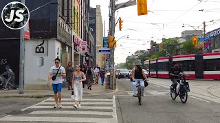 Friday Evening Downtown to the Entertainment District  Toronto Walk [upl. by Anilek655]