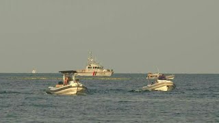 Crash dun avion au Lavandou réactions de plaisanciers  AFP [upl. by Nitsrik]