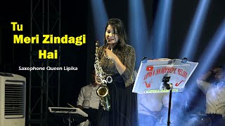 Tu Meri Zindagi Hai  Aashiqui  Lipika New Saxophone Music  Saxophone Queen Lipika  Bikash Studio [upl. by Nilknarf]