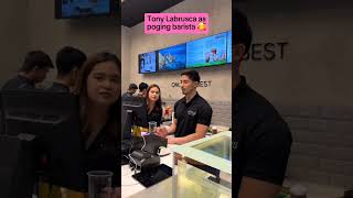 Tony Labrusca as your barista tonylabrusca shorts barista [upl. by Aldredge]