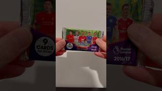 Opening a vintage Topps Match Attax 201617 pack [upl. by Esinrahs]