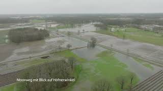 Hochwasser in Eicklingen  Weihnachten 2023 [upl. by Ahsinhoj626]