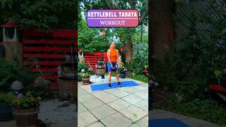 KILLER KETTLEBELL TABATA WORKOUT at Home 🔥🍓🍒shorts [upl. by Nogam]