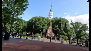 Burlington VT July 2024 Church Street in the Morning [upl. by Oiluig]