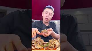 Eating bone marrow mukbang eatshow eatingvideos food eatsplorations bts [upl. by Talley]