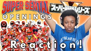 I React To EVERY Super Sentai Opening [upl. by Lexerd]