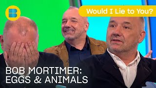 Bob Mortimer Eggs amp Animals  Would I Lie to You  Banijay Comedy [upl. by Toiboid]