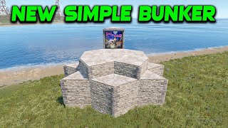 NEW SIMPLE BUNKER In Rust 2024  Rust Base Design [upl. by Calore]