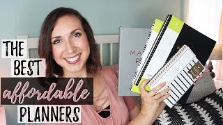 Best AFFORDABLE Planners  Favorite Planners [upl. by Annaehr606]