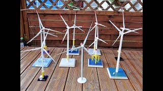 Offshore Windrad Modell Sammlung Offshore windmill model collection [upl. by Nauqan]